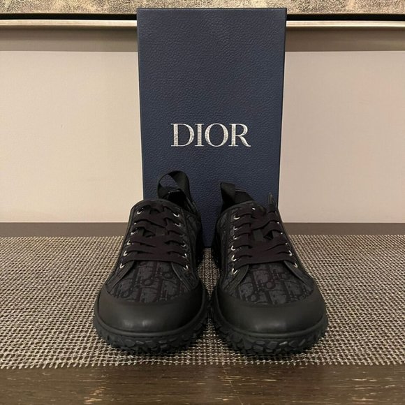 Dior , B28 Oblique Low Top LT Sneakers in Black , BNWB 11 US - Picture 4 of 4